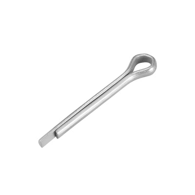 uxcell Uxcell 2.5mm x 25mm Zinc-Plating Steel Spring Cotter Clip Pin R Shape Hardware 50 Pcs