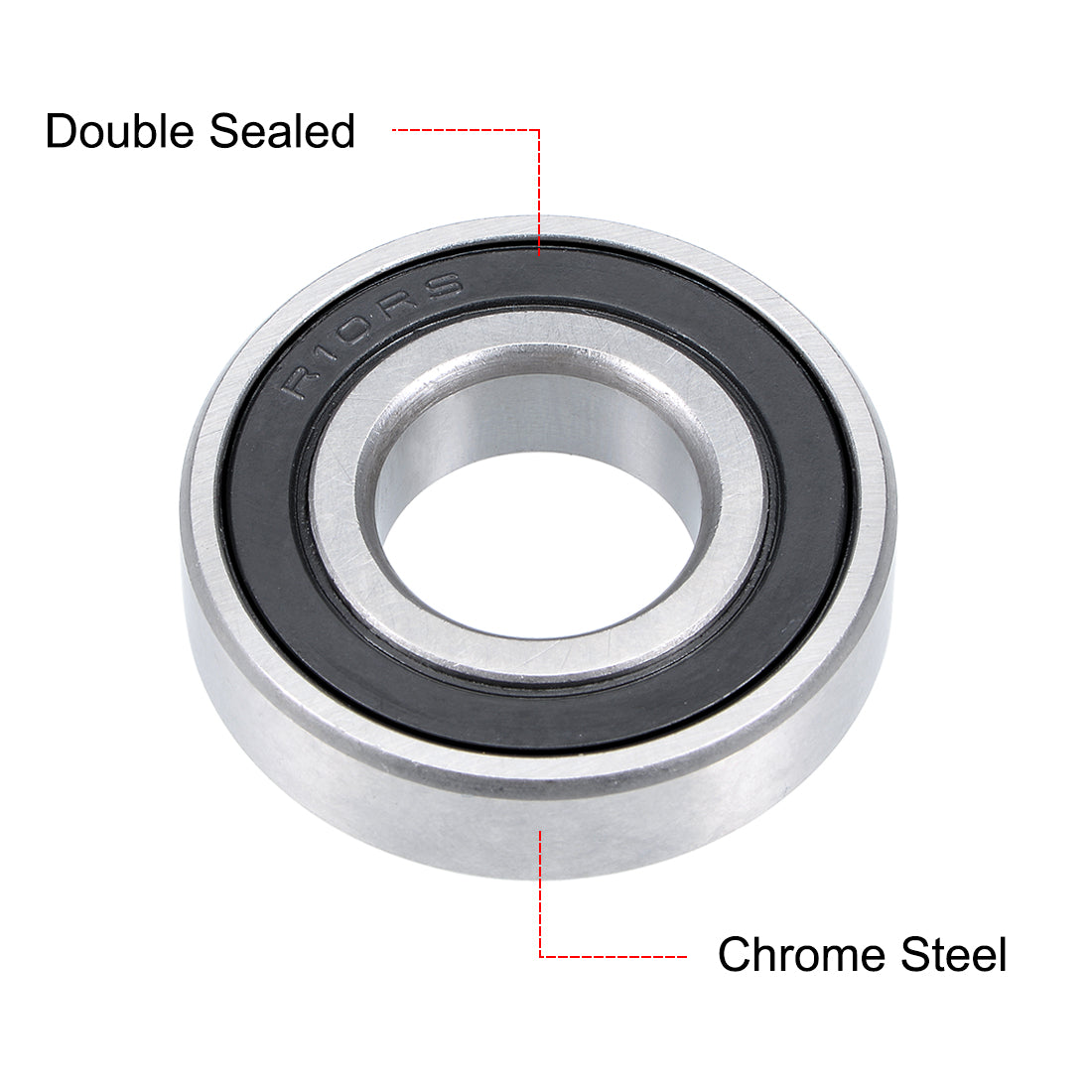 uxcell Uxcell Deep Groove Ball Bearings Inch Double Sealed Chrome Steel P0 Z1