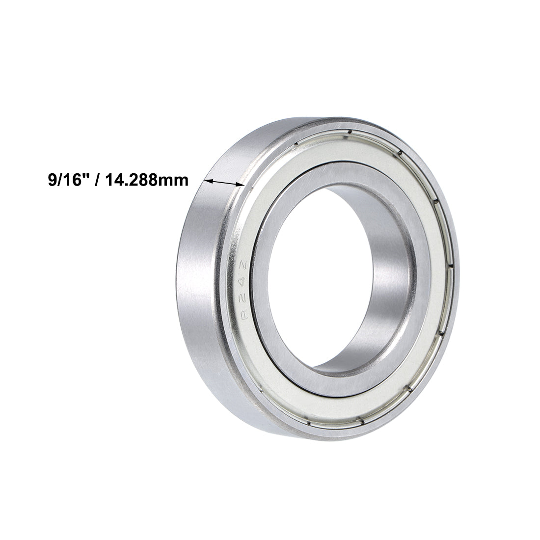 uxcell Uxcell Deep Groove Ball Bearings Inch Double Shielded Chrome Steel ABEC1 Z1