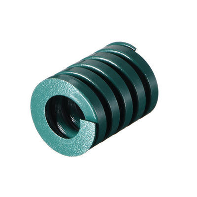 Harfington 20mm OD 25mm Long Spiral Stamping Heavy Load Compression Die Spring Green 1Pcs