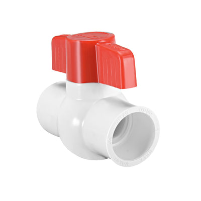 Harfington PVC Ball Valve for Water Supply Pipe, Slip Connection