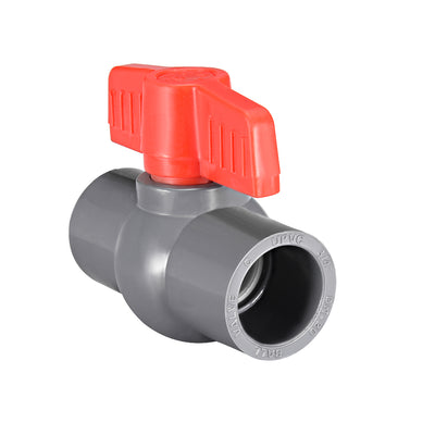 Harfington PVC Ball Valve for Water Supply Pipe, Slip Connection