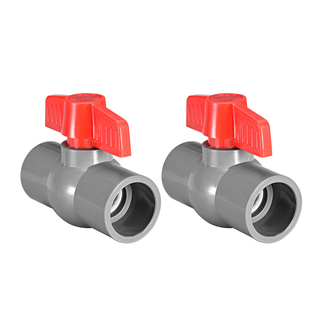 Harfington PVC Ball Valve for Water Supply Pipe, Slip Connection 2Pcs