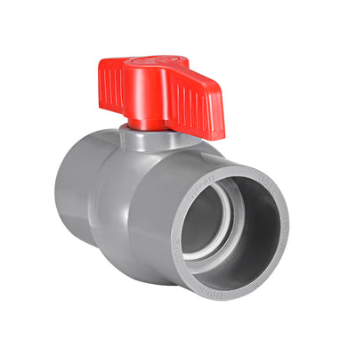 Harfington PVC Ball Valve for Water Supply Pipe, Slip Connection