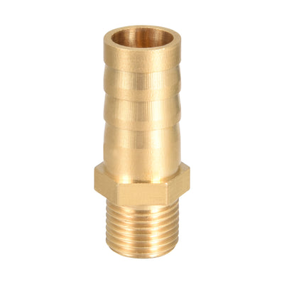 uxcell Uxcell Brass Barb Hose Fitting Connector Adapter 10mm Barbed x G1/8 Male Pipe