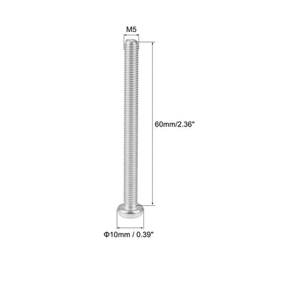 Harfington Machine Screws Phillips Pan Head Screw 304 Stainless Steel Fasteners Bolts 25Pcs