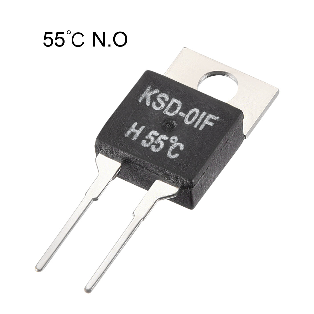 uxcell Uxcell KSD-01F Thermostat, Temperature Controller 55 N.O Normal Open 2pcs