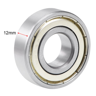 Harfington Uxcell Deep Groove Ball Bearings Metric Double Shield Chrome Steel P0 Z2