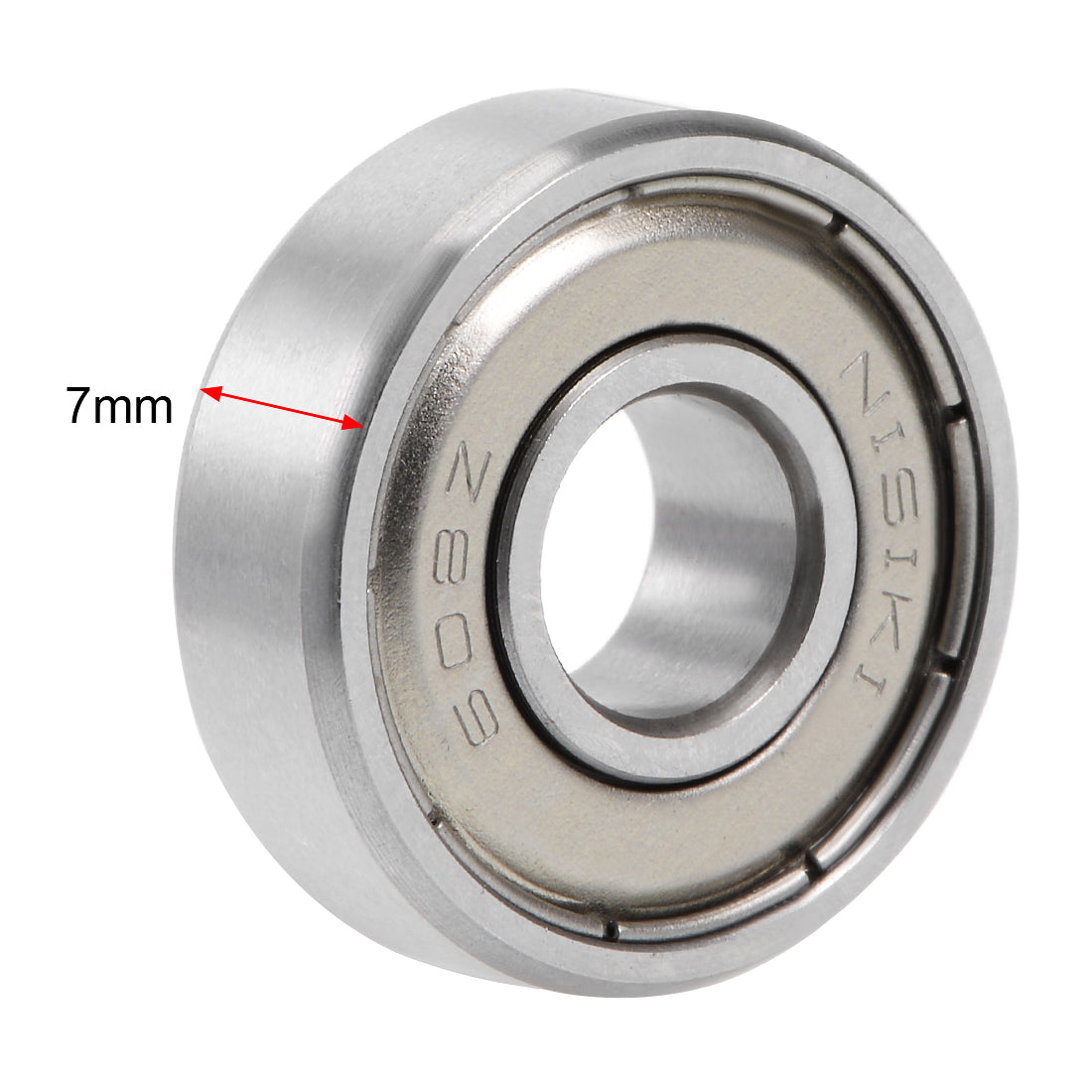 Harfington 608ZZ Deep Groove Ball Bearing 8x22x7mm Double Shielded Chrome Bearings 20pcs