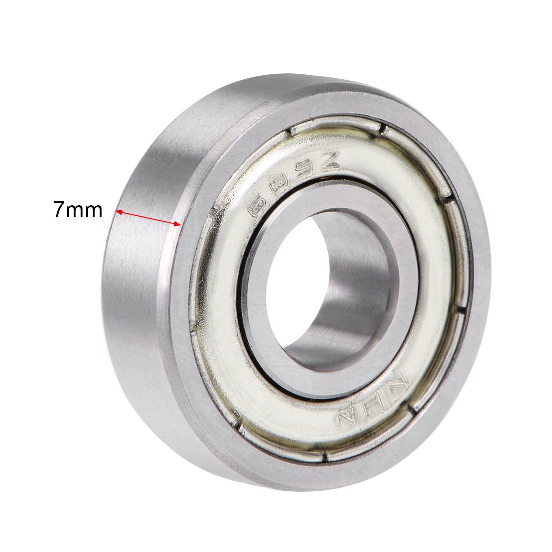 uxcell Uxcell Deep Groove Ball Bearings Metric Double Shield Chrome Steel P0 Z2