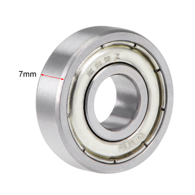 Harfington Uxcell Deep Groove Ball Bearings Metric Double Shield Chrome Steel P0 Z2