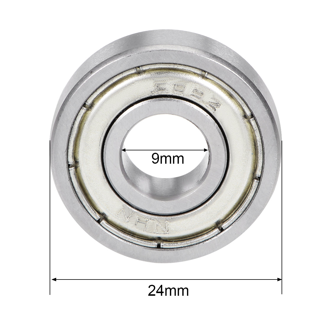 uxcell Uxcell Deep Groove Ball Bearings Metric Double Shield Chrome Steel P0 Z2
