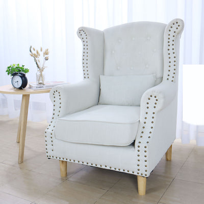 Harfington Uxcell Round Solid Wood Furniture Leg Chair Sofa Feet Replacement Set of 2