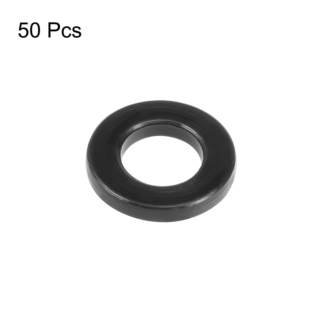 Harfington Nylon Flat Washers for Screws Bolts 50PCS