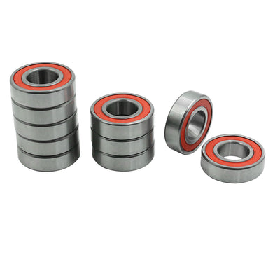 uxcell Uxcell 10pcs Universal 6004RS Deep Groove Sealed Shielded Ball Bearing 42 x 20 x 12mm