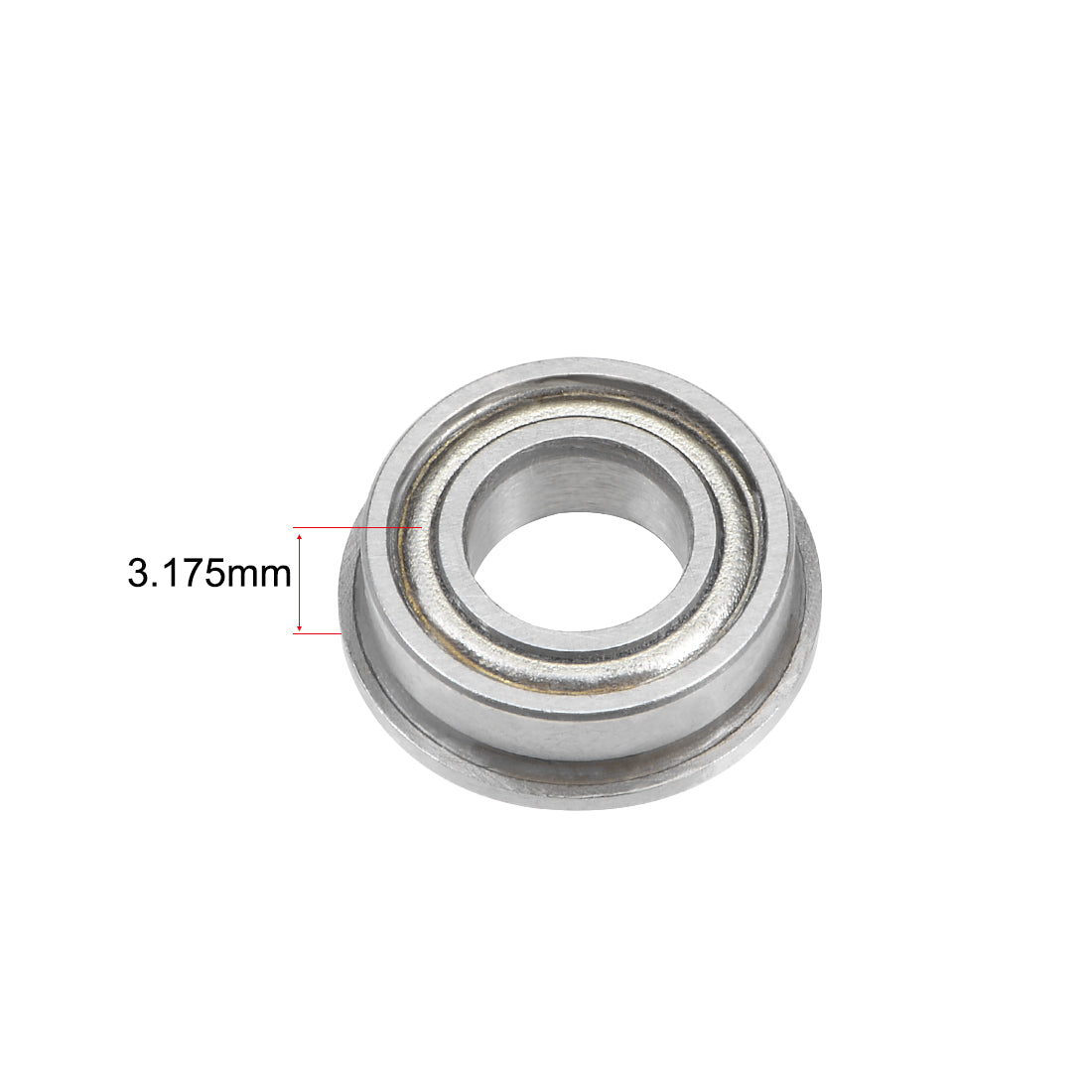 Harfington Flange Deep Groove Ball Bearings Inch Double Shielded Chrome Steel