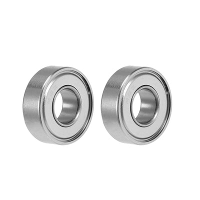 Harfington R6ZZ Deep Groove Ball Bearing 3/8"x7/8"x9/32" Shielded GCr15 Bearings 2pcs