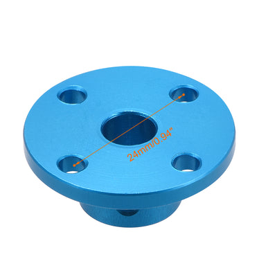 Harfington 8mm Inner Dia H13*D16 Rigid Flange Coupling Motor Guide Shaft Coupler Motor Connector 2PCS for DIY Parts