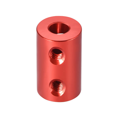 Harfington Shaft Coupling 5mm to 5mm Bore L20xD12 Robot Motor Wheel Rigid  Connector Red