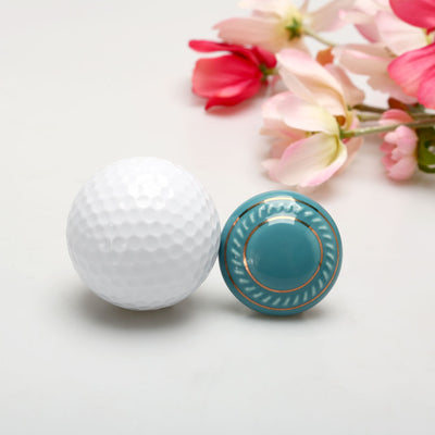 Harfington Uxcell Ceramic Vintage Knobs Drawer Pull Handle Cupboard Dresser Door Gold Circle Blue