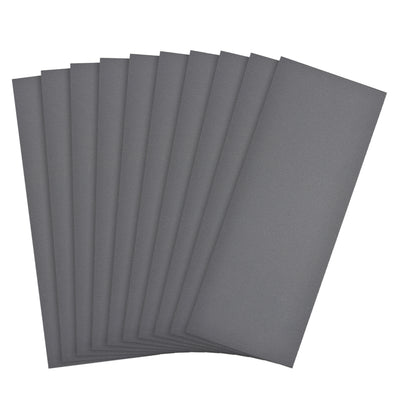 uxcell Uxcell Waterproof Sandpaper, Wet Dry Sand Paper Grit of 2000, 9 x 3.7inch 10pcs