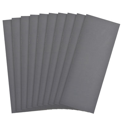 uxcell Uxcell Waterproof Sandpaper, Wet Dry Sand Paper Grit of 1500, 9 x 3.7inch 10pcs