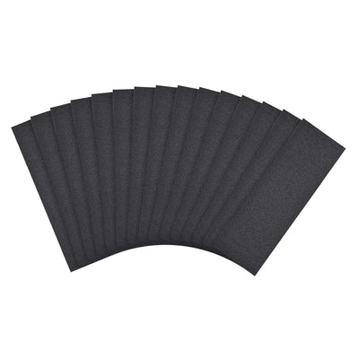 Harfington Uxcell Waterproof Sandpaper, Wet Dry Sand Paper Grit of 120, 9 x 3.7inch 15pcs