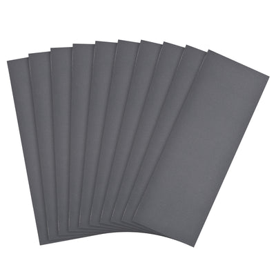 uxcell Uxcell Waterproof Sandpaper, Wet Dry Sand Paper Grit of 1000, 9 x 3.7inch 10pcs