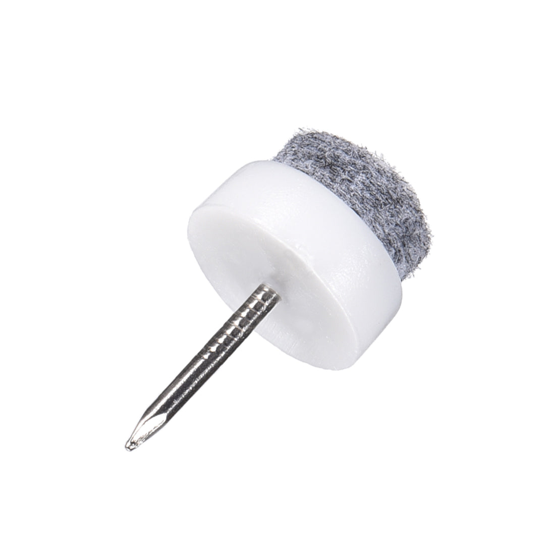 uxcell Uxcell Nail On Furniture Felt Pads Glide Chair Table Leg Protector 14mm Dia White 10pcs