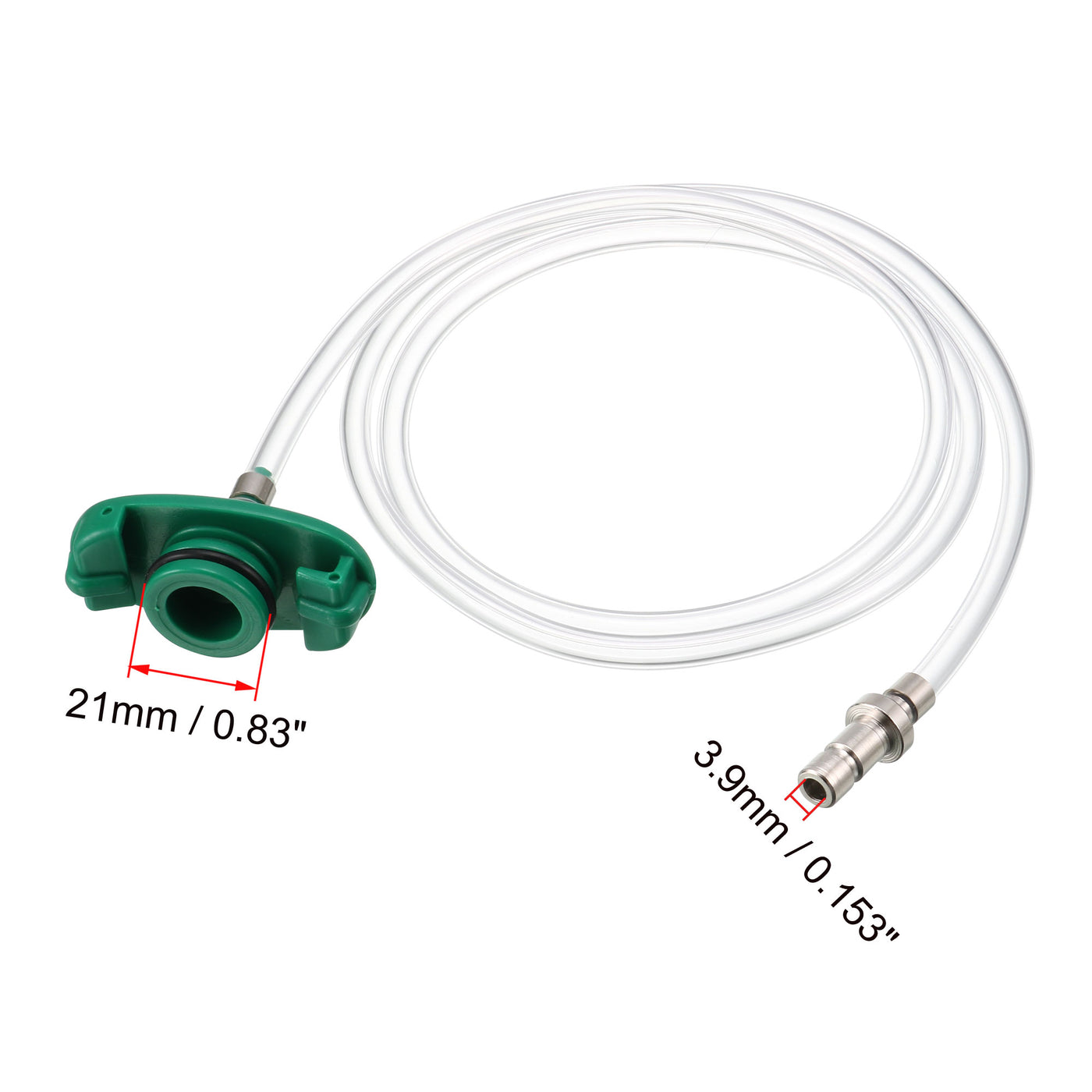 uxcell Uxcell Air Tube 30cc Glue Adhesive Dispenser Syringes Connector Adapter for Industrial, 3 Pcs