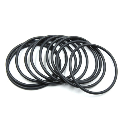 Harfington 10pcs Black NBR O-Ring Seal Gasket Washer 95mm x 5.3mm