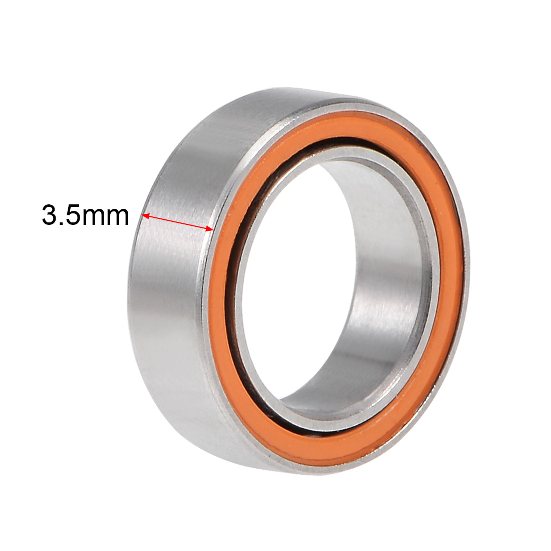 uxcell Uxcell SMR128C-2OS Hybrid Ceramic Ball Bearing 8x12x3.5mm ABEC-7 Stainless Steel Bearings