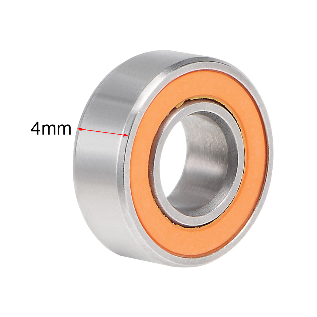 uxcell Uxcell SMR115C-2OS Hybrid Ceramic Ball Bearing 5x11x4mm ABEC-7 Stainless Steel Bearings