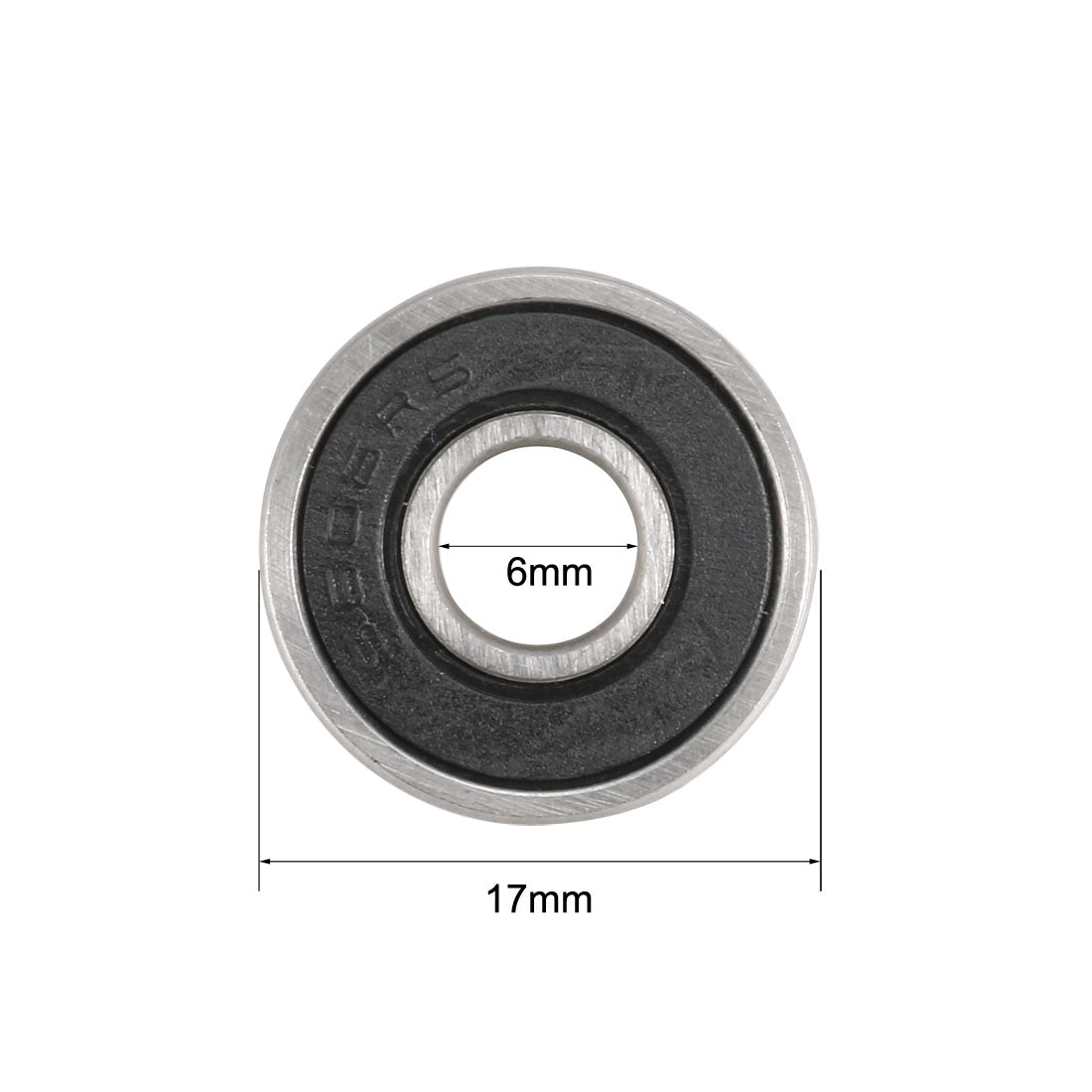 uxcell Uxcell Deep Groove Ball Bearings Double Seal Stainless Steel