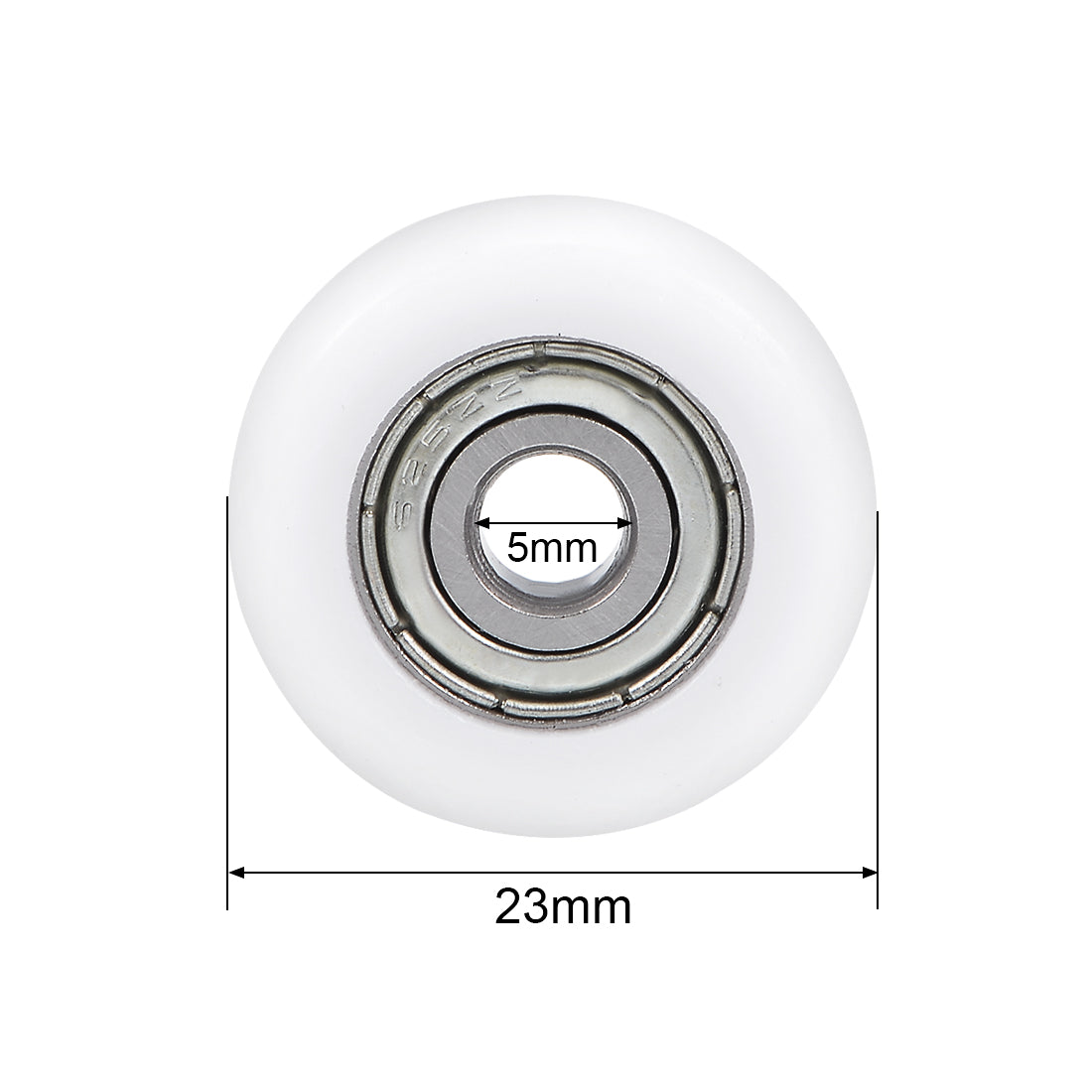 uxcell Uxcell 625ZZ Plastic Coated Ball Bearing 5x23x7mm for Door Windows Furniture Pulley 3pcs