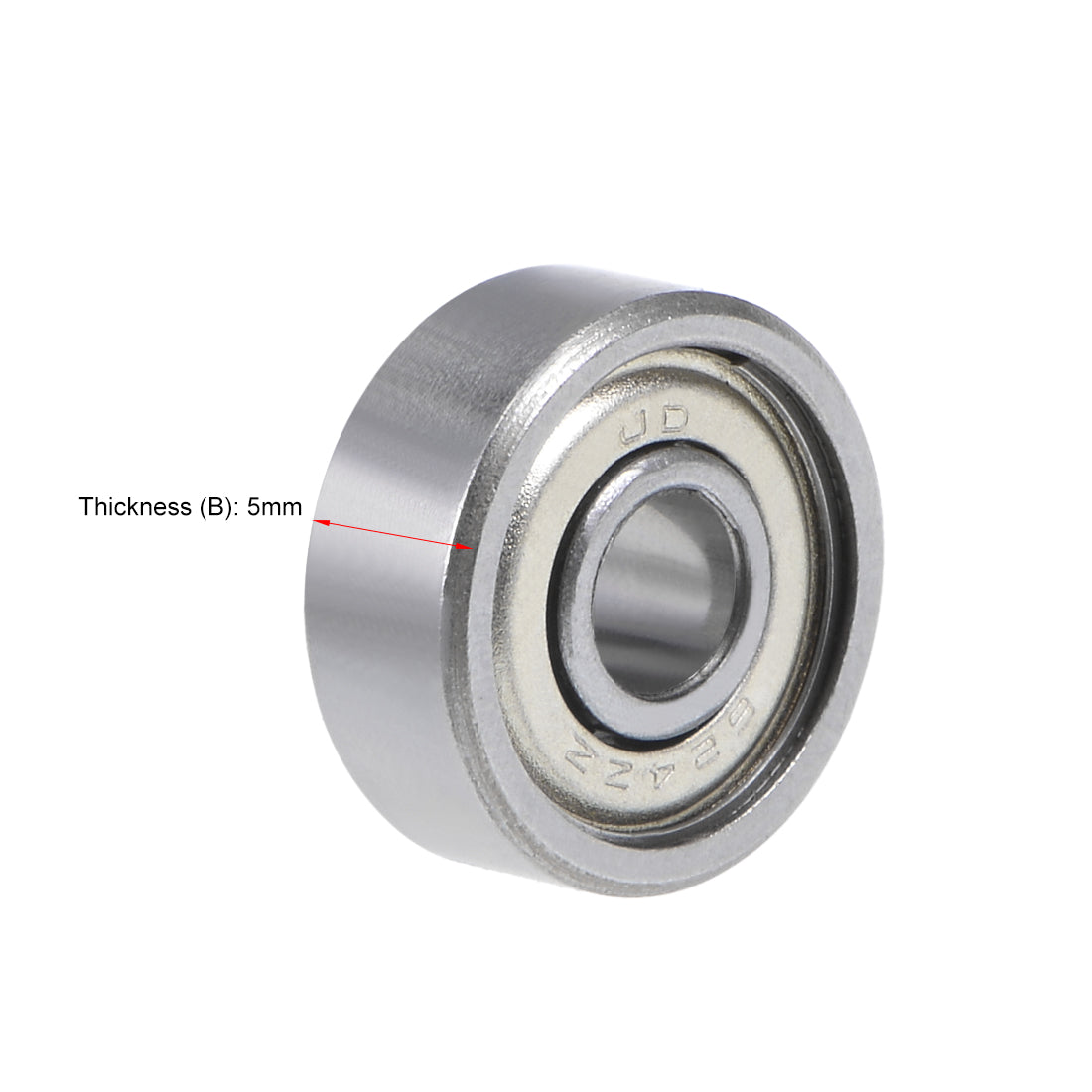 uxcell Uxcell Deep Groove Ball Bearings Metric Double Shielded Chrome Steel P0 Z1 Bearing
