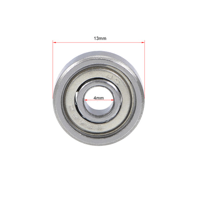 Harfington Uxcell Deep Groove Ball Bearings Metric Double Shielded Chrome Steel P0 Z1 Bearing