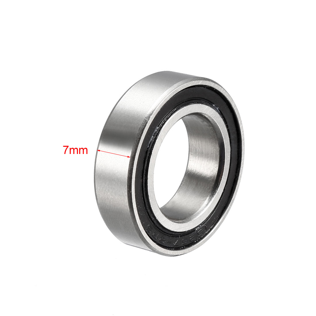 uxcell Uxcell MR15267-2RS Deep Groove Ball Bearing 15x26x7mm Double Sealed Chrome Bearings