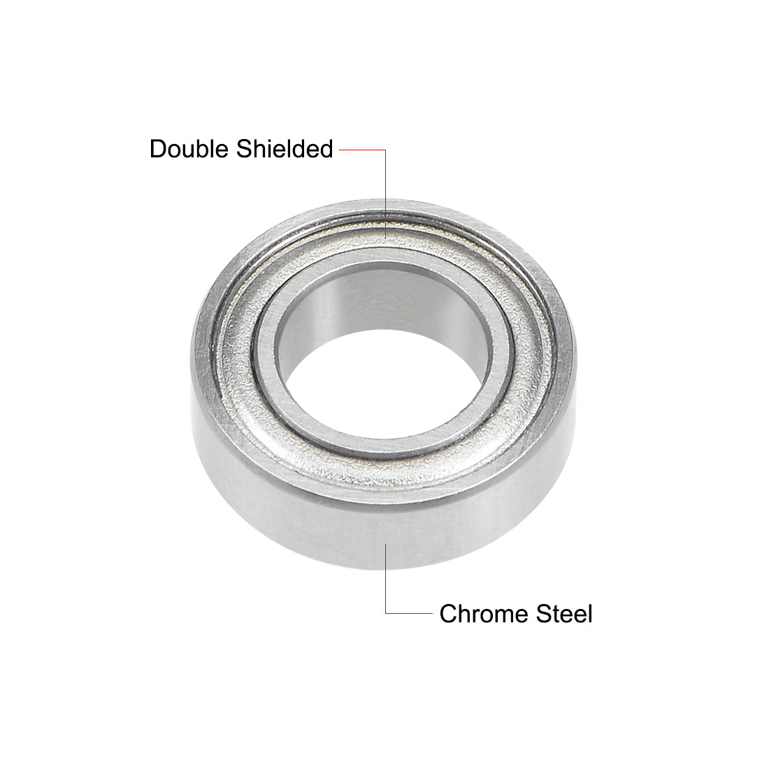 Harfington MR137ZZ Deep Groove Ball Bearing 7x13x4mm Shielded Chrome Z2 Bearings 2pcs