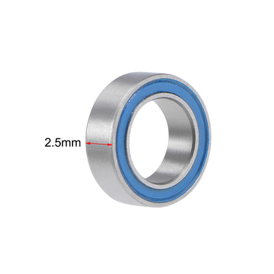 Harfington MR85-2RS Deep Groove Ball Bearing 5x8x2.5mm Double Sealed Chrome Steel Bearings