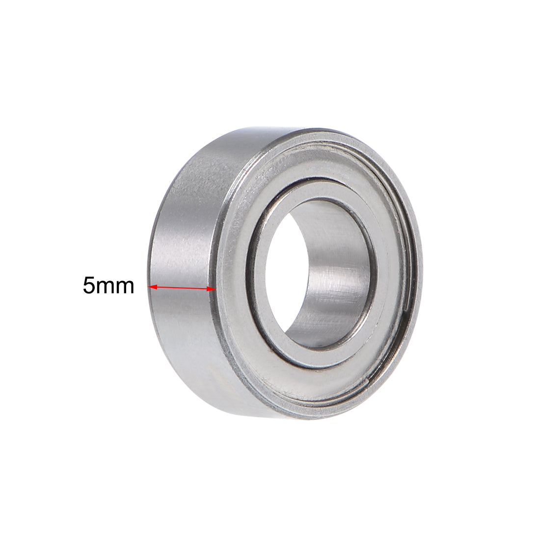 uxcell Uxcell S687ZZ Stainless Steel Ball Bearing 7x14x5mm Double Shielded 687Z Bearings