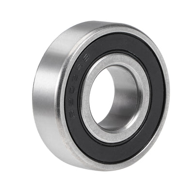 Harfington S6203-2RS Stainless Steel Ball Bearing 17x40x12mm Double Sealed 6203RS Bearings