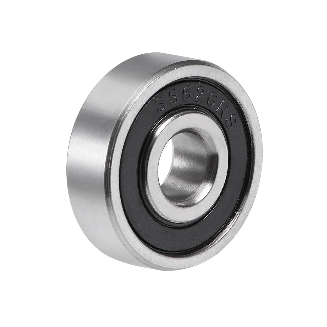 Harfington S626-2RS Stainless Steel Ball Bearing 6x19x6mm Double Sealed 626RS Bearings
