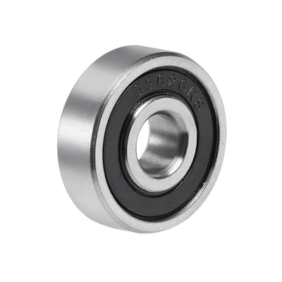 Harfington S626-2RS Stainless Steel Ball Bearing 6x19x6mm Double Sealed 626RS Bearings