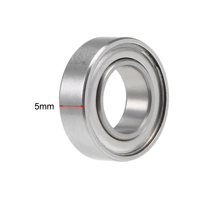 Harfington Uxcell S689ZZ Stainless Steel Ball Bearing 9x17x5mm Double Shielded 689Z Bearings