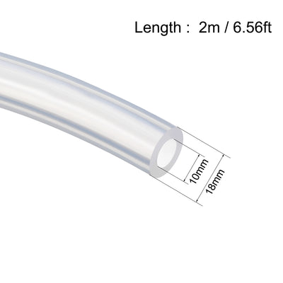 Harfington Uxcell Silicone Tubing Silicone Rubber Tubes Air Hose Water Pipe for Pump Transfer