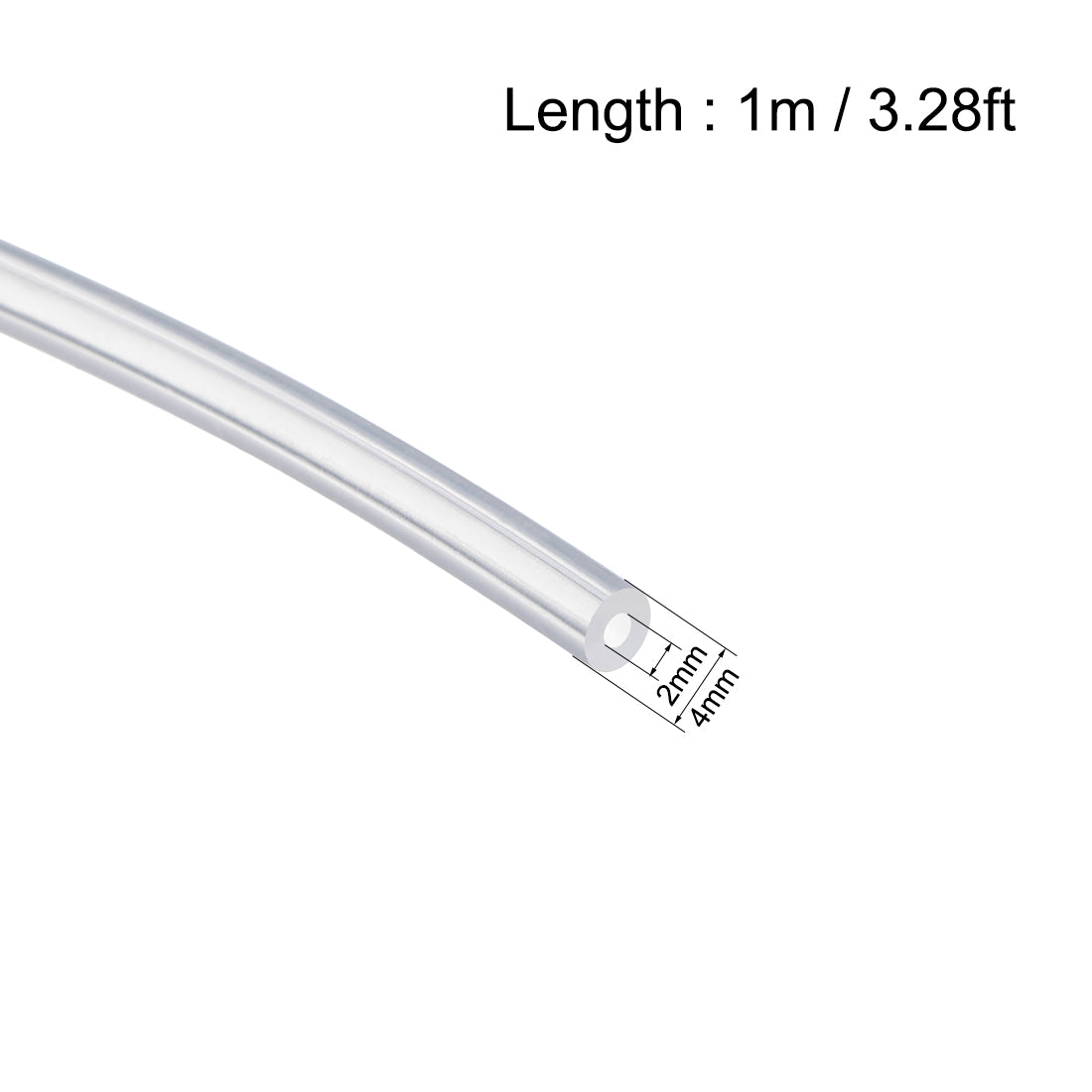 uxcell Silicone Tubing Silicone Rubber Tube Air Hoses Water Pipes for Pump Transfer