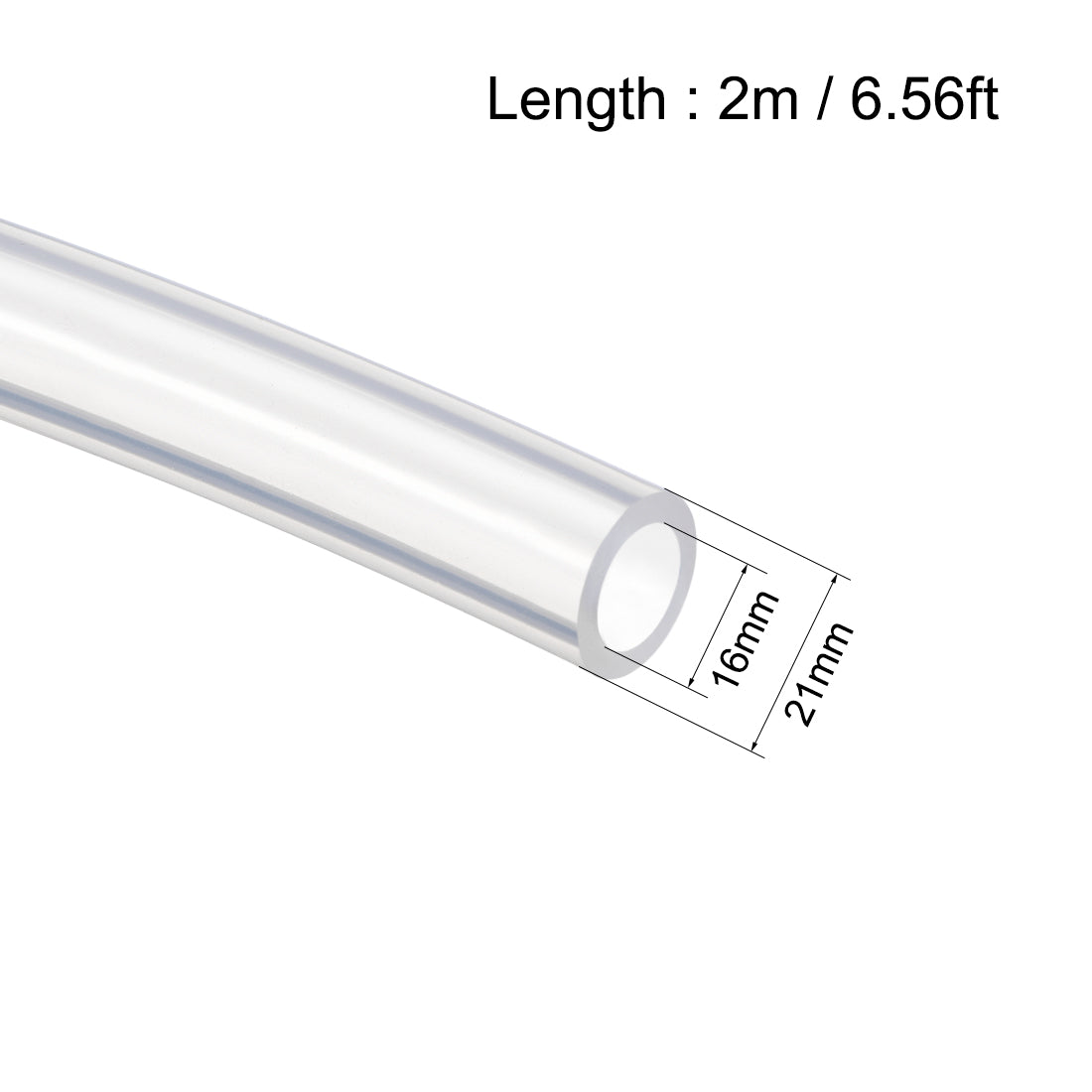 uxcell Uxcell Silicone Tubing Silicone Rubber Tubes Air Hose Water Pipe for Pump Transfer