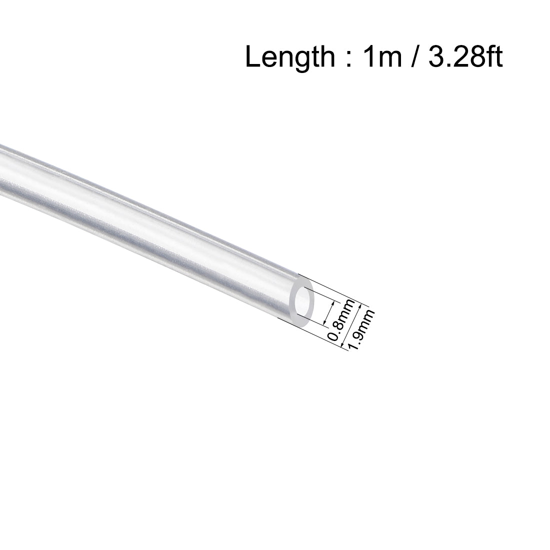 uxcell Silicone Tubing Silicone Rubber Tube Air Hoses Water Pipes for Pump Transfer