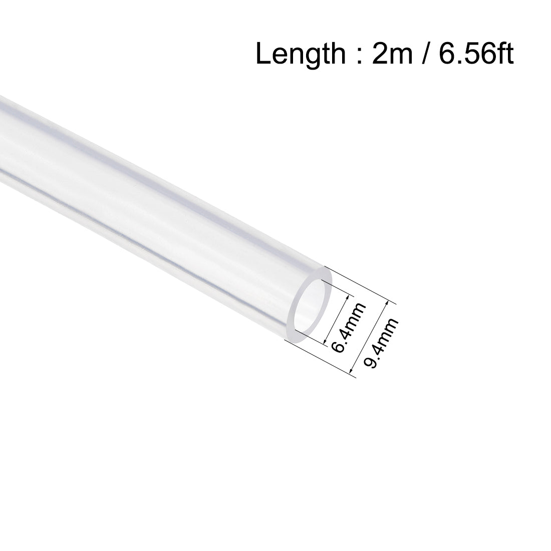 uxcell Uxcell Silicone Tubing Silicone Rubber Tubes Air Hose Water Pipe for Pump Transfer